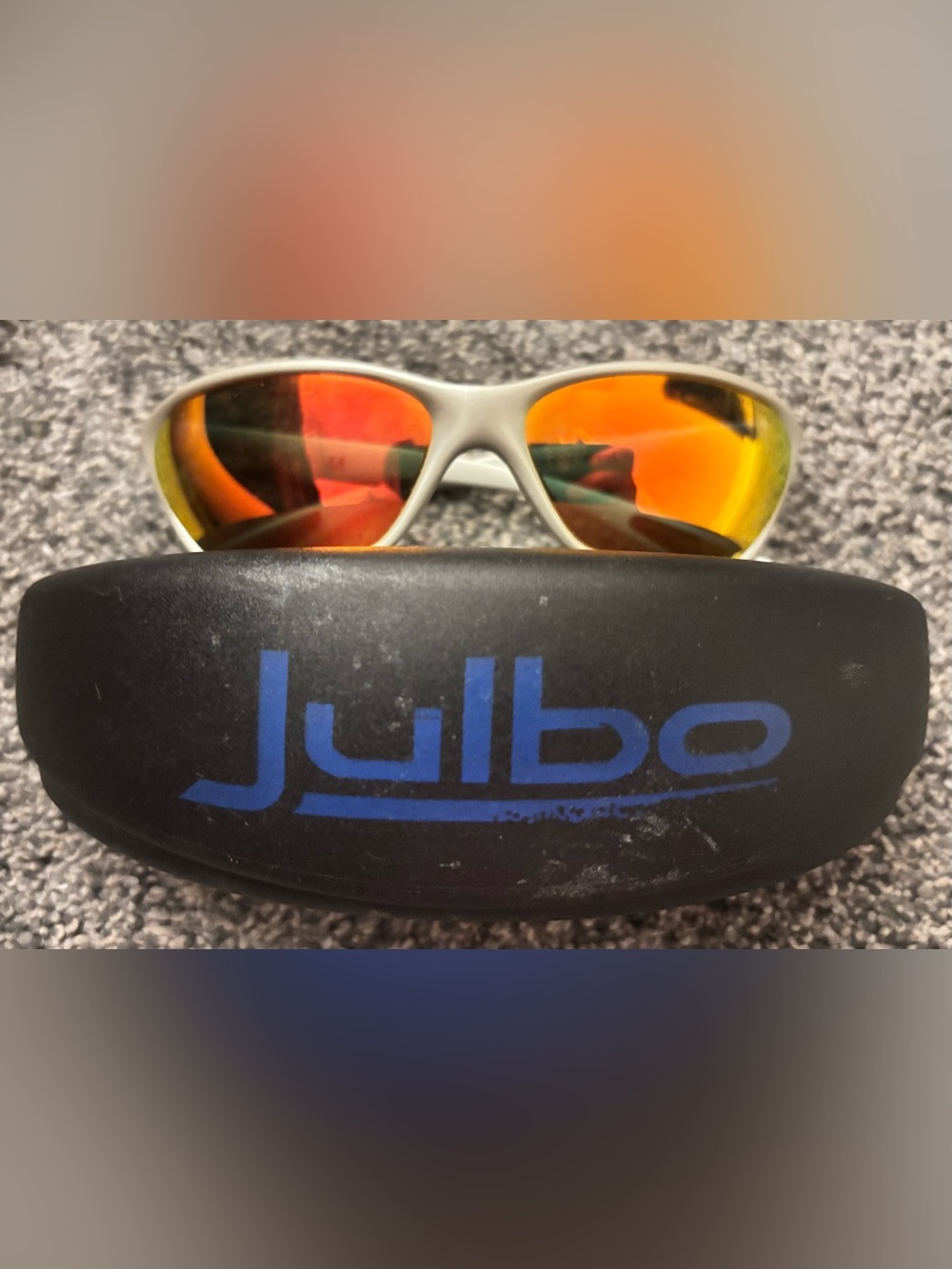 Julbo Boost M Men’s Sport Sunglasses Orange Mirrored Lenses